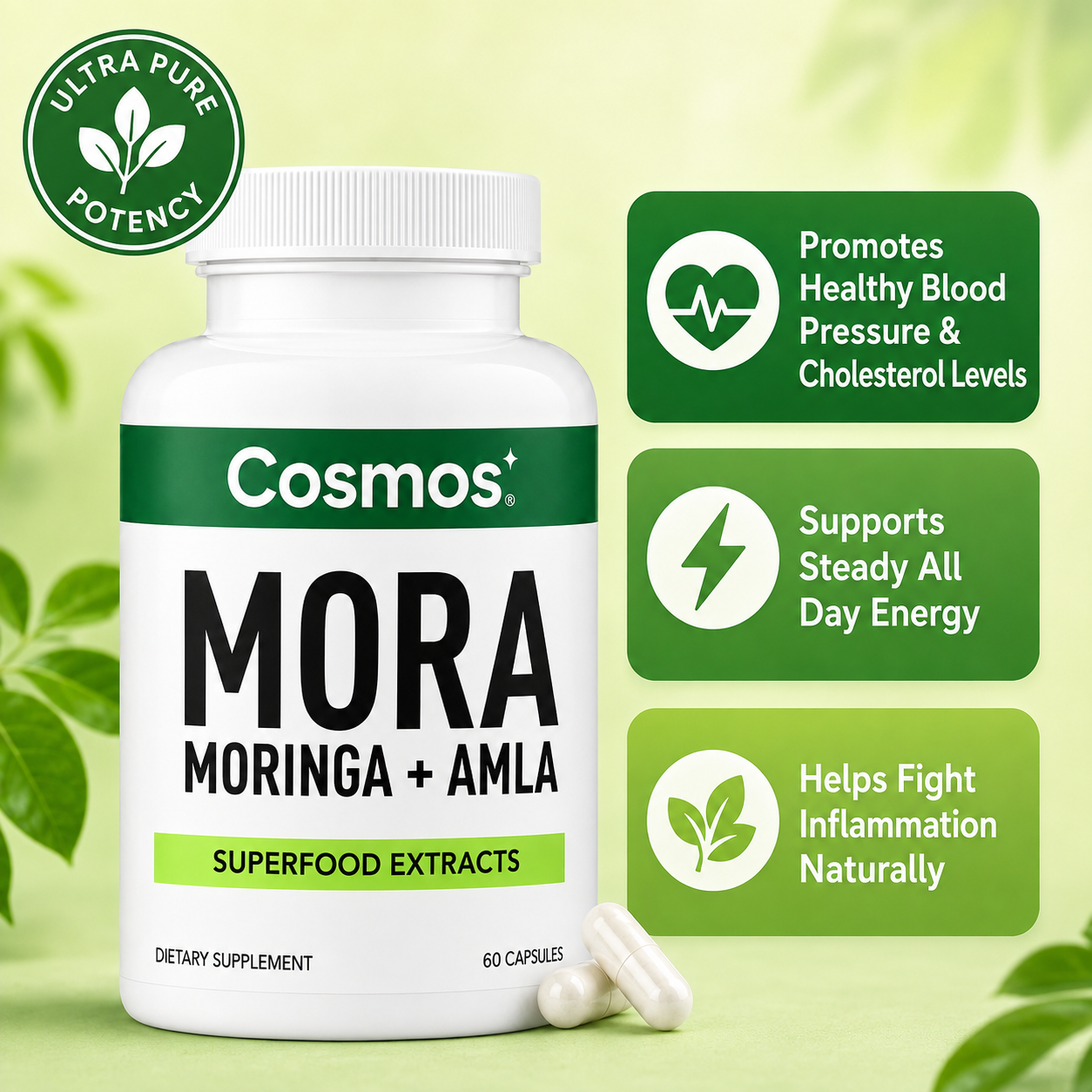 Moringa & Amla Superfood Extracts Capsules